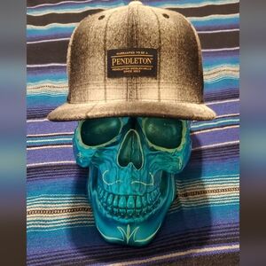 Pendleton Gray Wool Cap